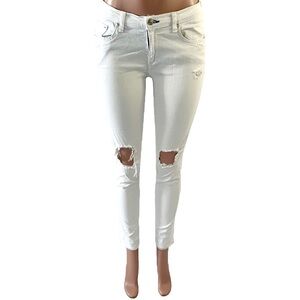 ZARA woman premium denim collection ripped distressed jeans women  4